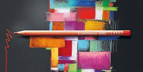 Набор Перманентных Карандашей Caran d'Ache Luminance 6901 Картонный бокс 76 цветов+ 2 блендера