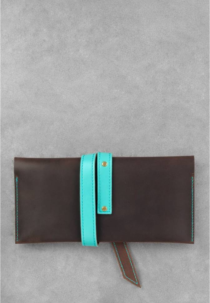 Шкіряний дорожній кейс BlankNote Горіх-Тіффані Коричневий