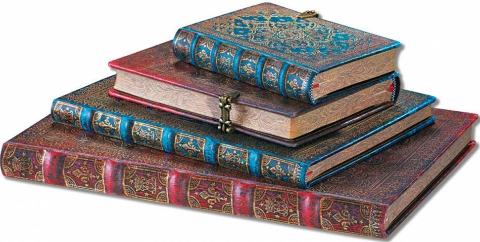 Великий блокнот Paperblanks Еквінокс Лазурний Лінія
