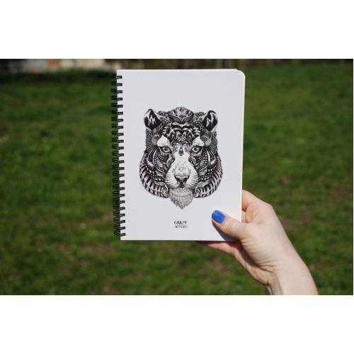 Скетчбук Crazy Sketches Tiger 100 г /м2 Скетчбук Crazy Sketches Tiger 100 г /м2