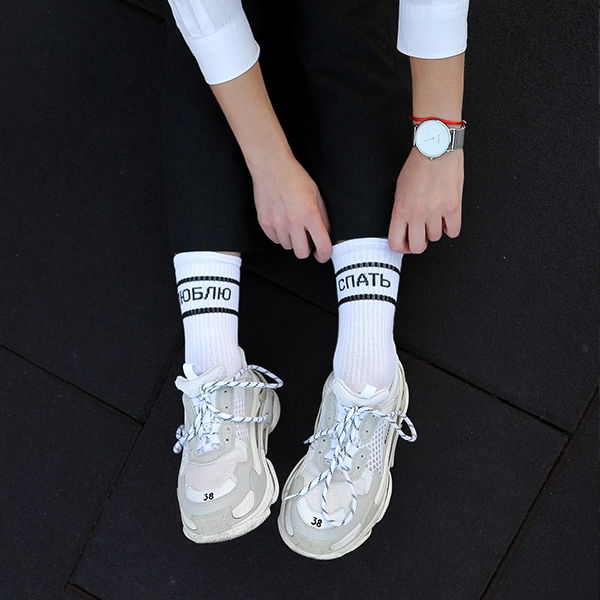 Носки высокие MySox Люблю Спать