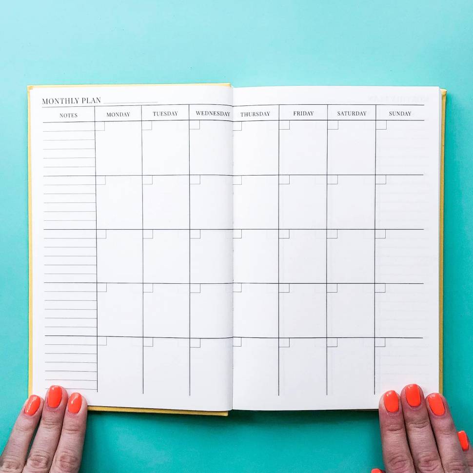 Блокнот My Perfect Day Classic желтый