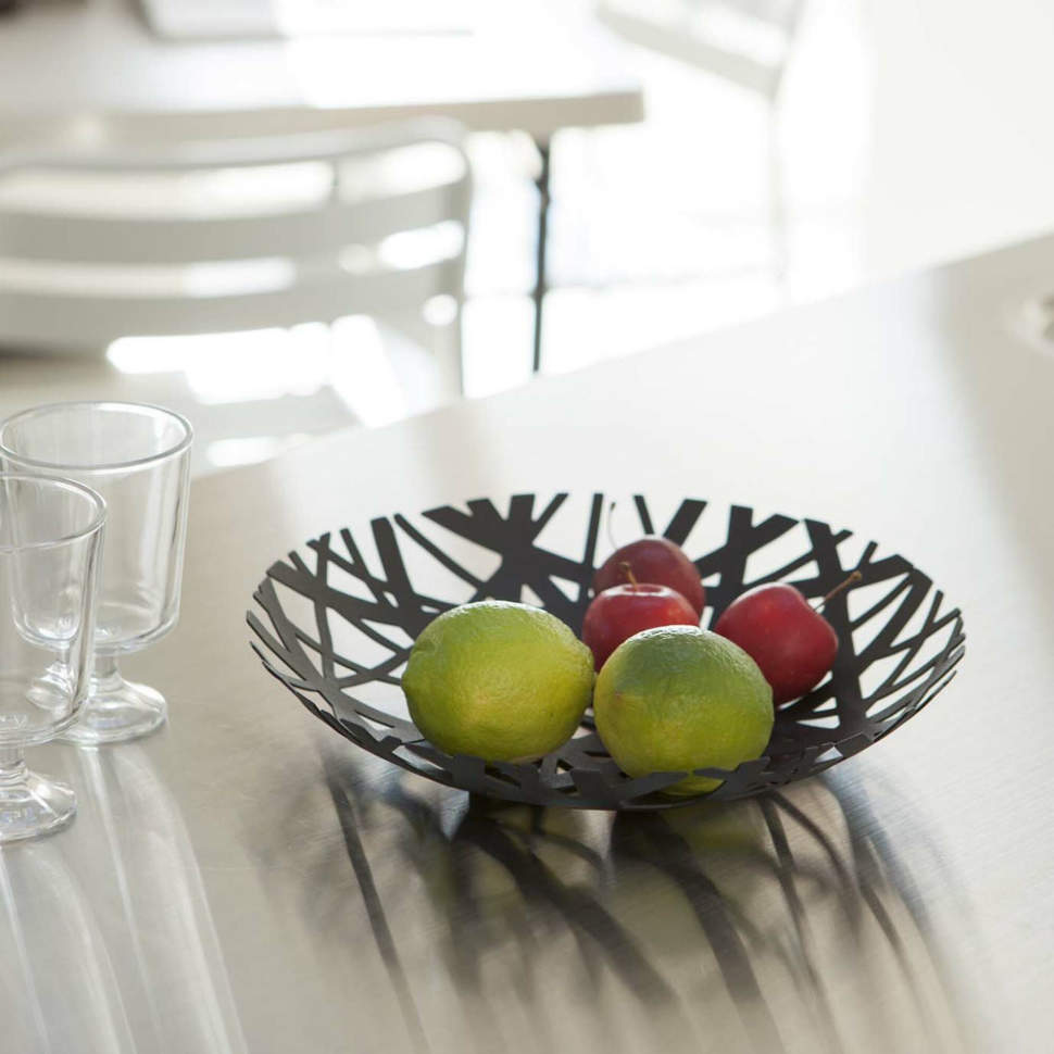 Дизайнерська фруктовница Tower Yamazaki Чорна