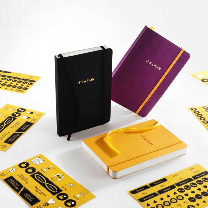 Планер Gifty It's a Plan Черный