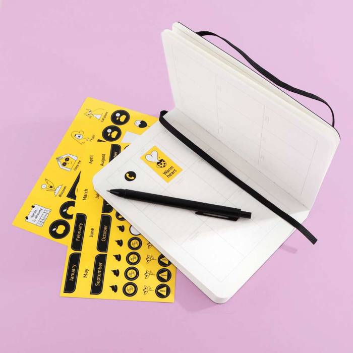 Планер Gifty It's a Plan Черный