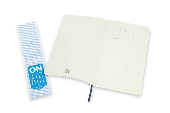 Средний Блокнот Moleskine Classic Extra Мягкая Обложка Линия-Чистые листы Черный