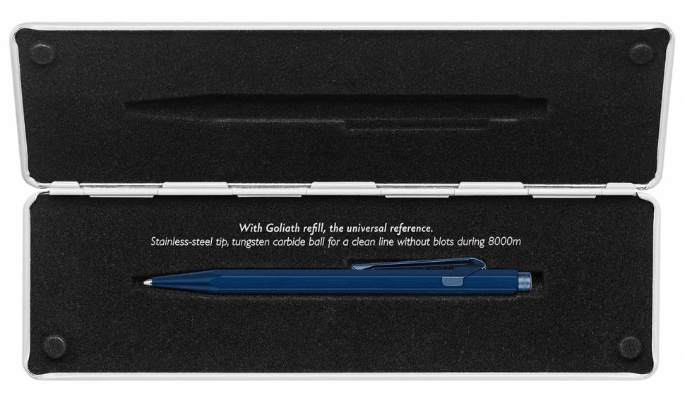 Ручка Caran d'Ache 849 Claim Your Style Монохром Синяя + box