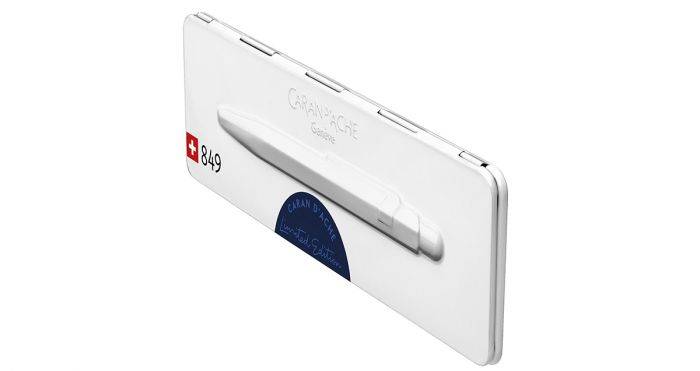 Ручка Caran d'Ache 849 Claim Your Style Монохром Синяя + box