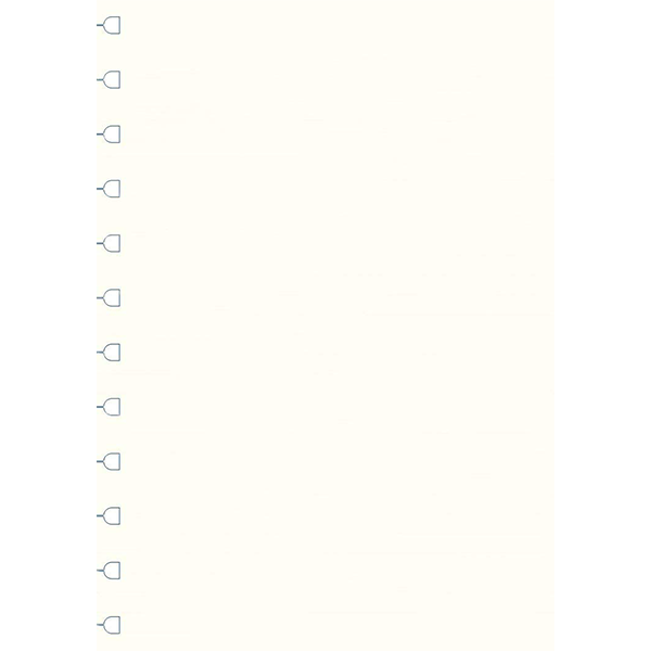 Бланки для блокнота Filofax Classic A4 Чистые листы (162451)