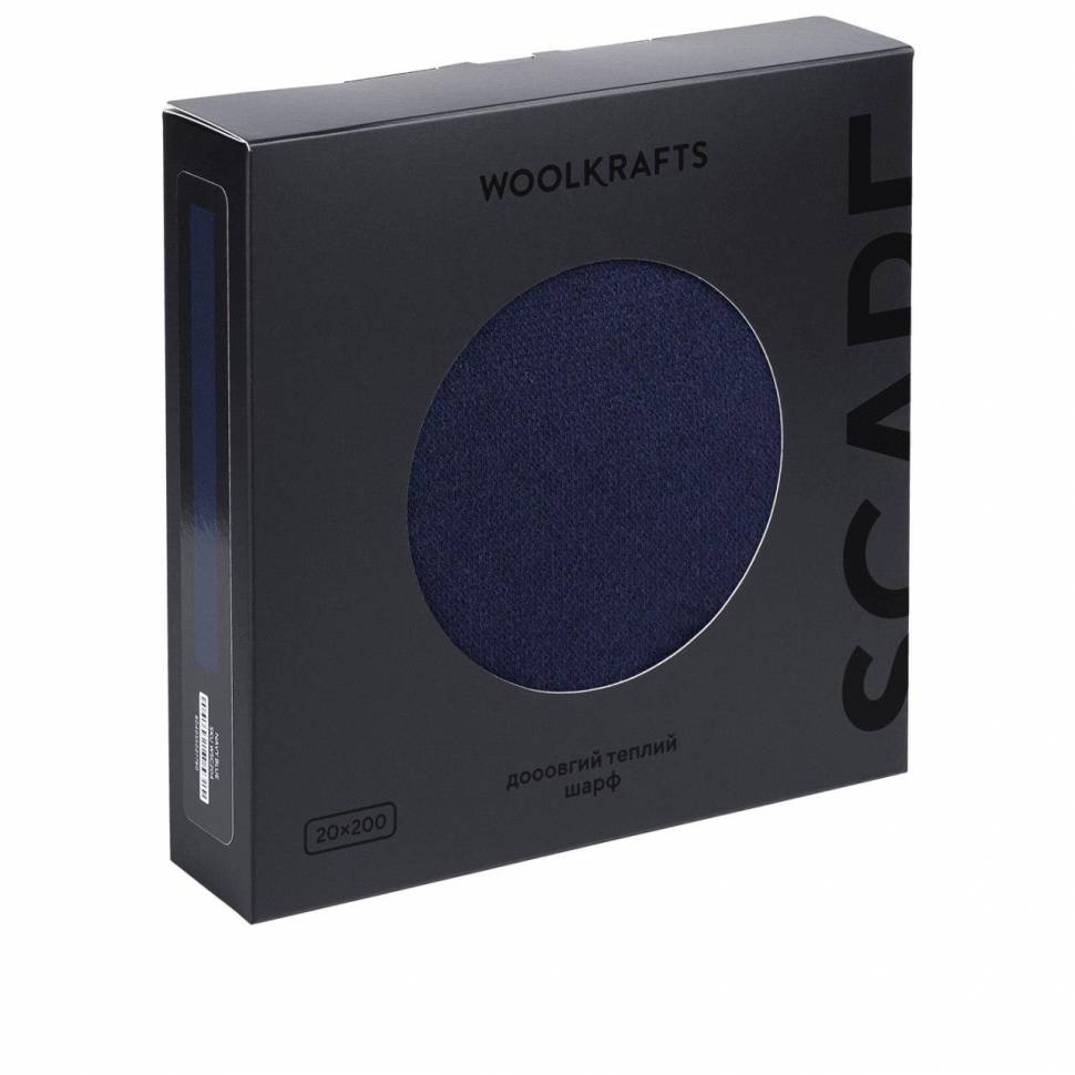 Шарф Woolkrafts Navy Blue