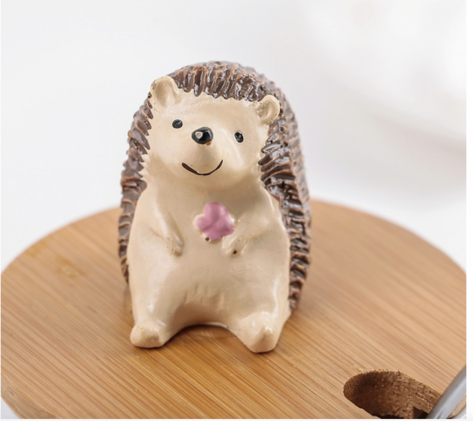 Кружка с крышкой и ложкой Ежик 375 мл