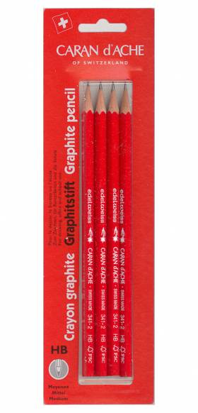 Набір олівців (4 шт) Caran d'Ache Edelweiss HB