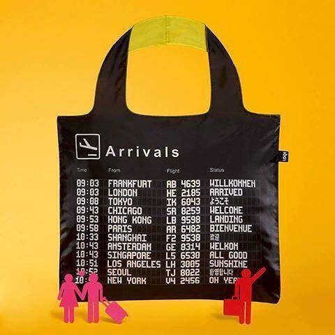 Сумка для покупок складна Loqi Airport Arrivals