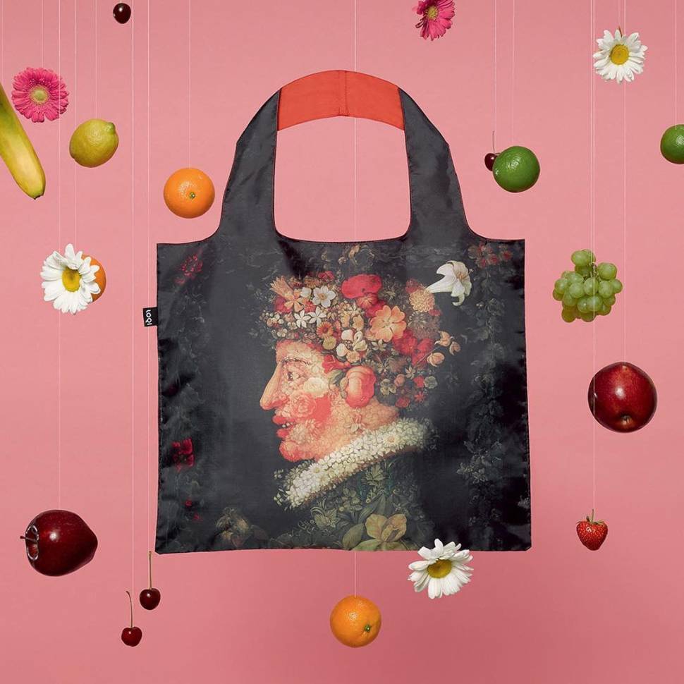 Сумка для покупок складная LOQI GIUSEPPE ARCIMBOLDO Spring 1573