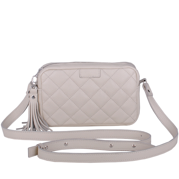 Сумка-клатч из кожи JIZUZ Clutch Milk