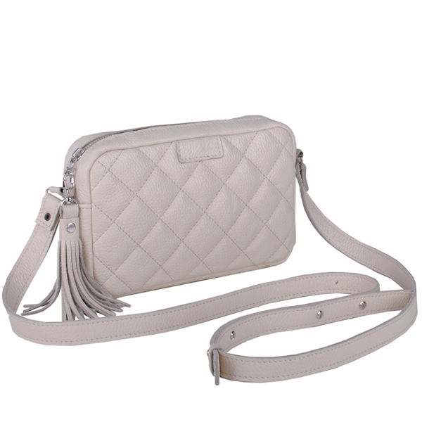 Сумка-клатч из кожи JIZUZ Clutch Milk