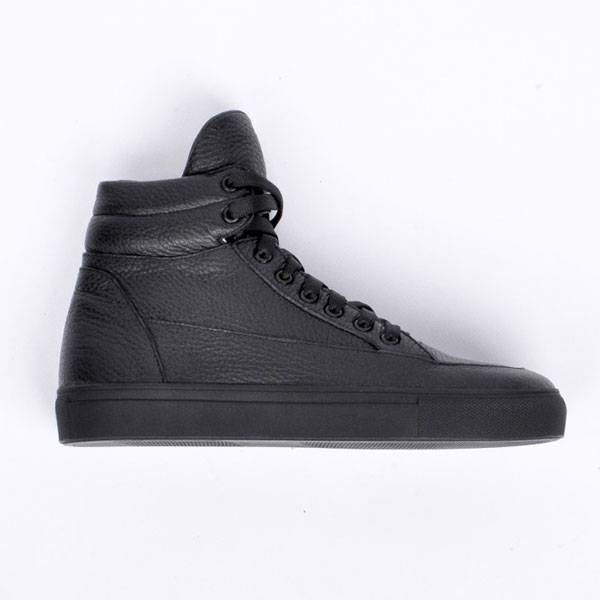 Кожаные кеды Jizuz Industry Black