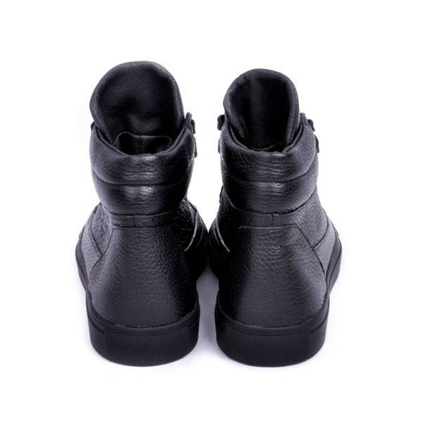 Кожаные кеды Jizuz Industry Black