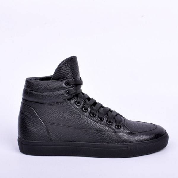 Кожаные кеды Jizuz Industry Black