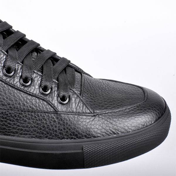 Кожаные кеды Jizuz Industry Black