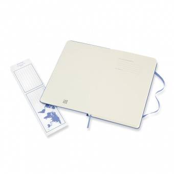 Средний блокнот Moleskine Classic Голубая Гортензия чистые листы