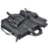 Кожаная мужская сумка AV2 Черная (B600)