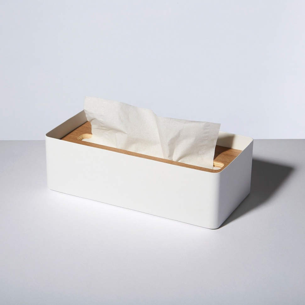 Диспенсер для серветок Rin L Yamazaki Білий