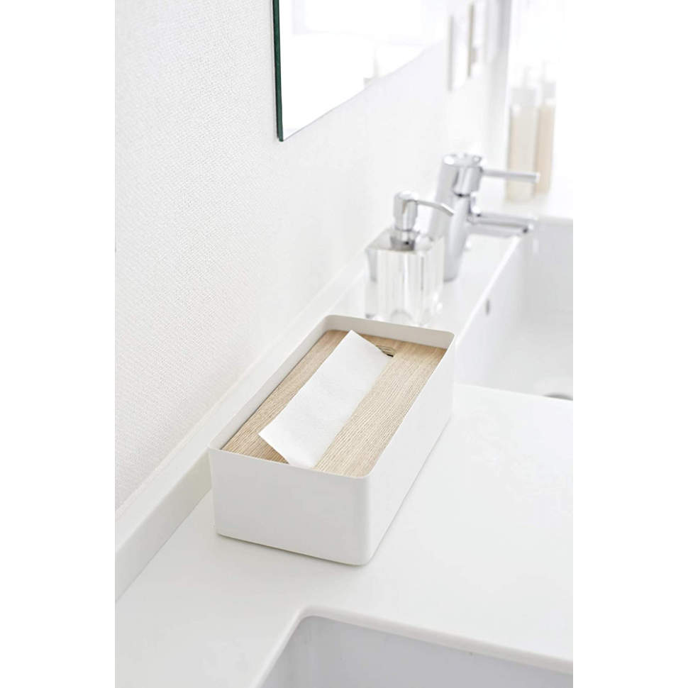 Диспенсер для серветок Rin L Yamazaki Білий