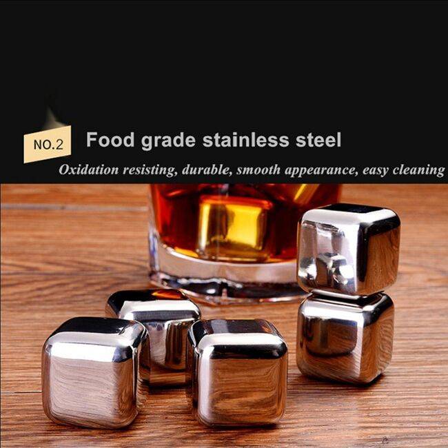 Сталеві камені для віскі Chilling Power Be Different (6 шт)