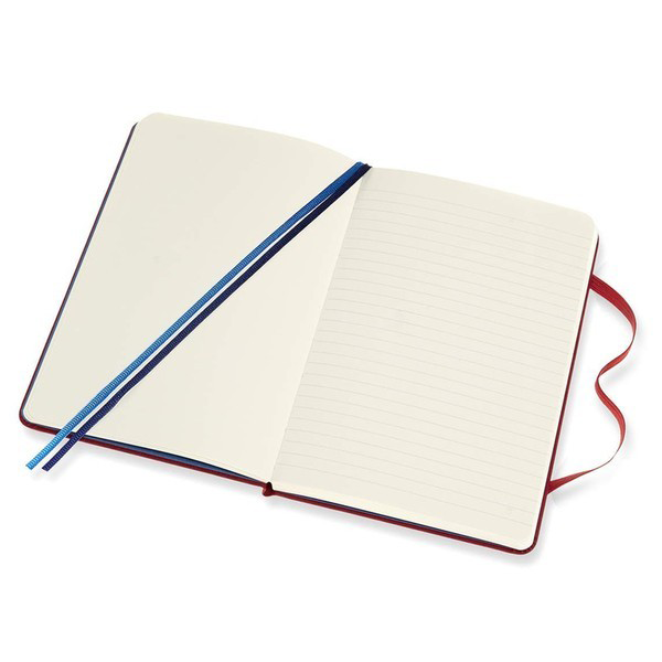 Средний блокнот Moleskine Two-Go Бордо Линия/Чистые листы