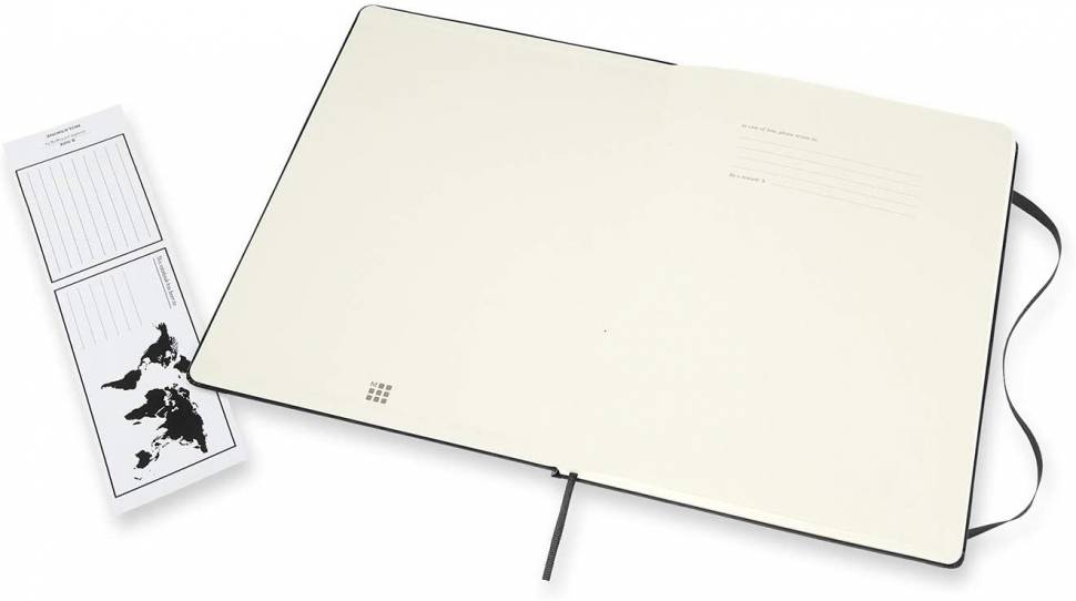 Большой Блокнот Moleskine Classic Extra Линия-Чистые листы Черный