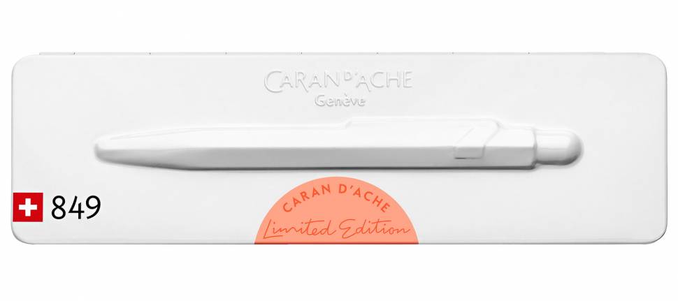 Ручка Caran d'Ache 849 Claim Your Style Монохром Танжерин + box