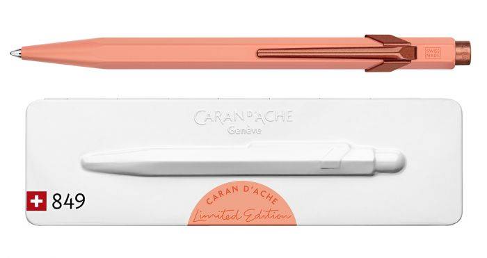 Ручка Caran d'Ache 849 Claim Your Style Монохром Танжерин + box