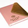 Дневник целей Helper Book Розовый с золотом