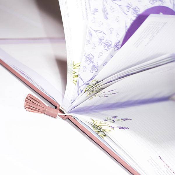 Дневник целей Helper Book Розовый с золотом