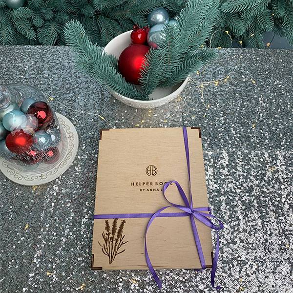 Дневник целей Helper Book Розовый с золотом