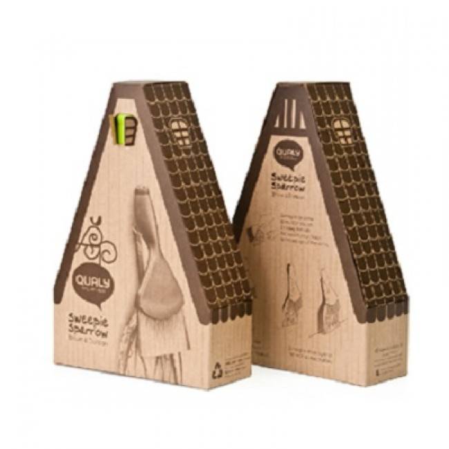 Совок для уборки крошек Qualy Sparrow Черный