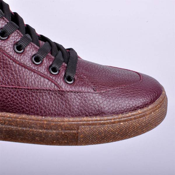 Кожаные кеды Jizuz Industry Wine