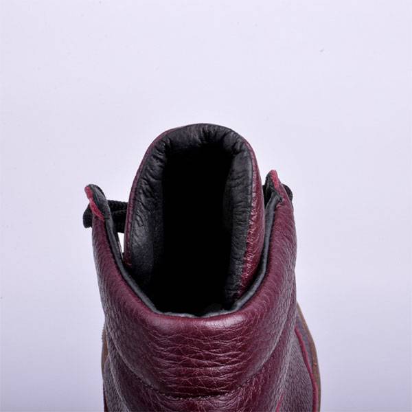 Кожаные кеды Jizuz Industry Wine