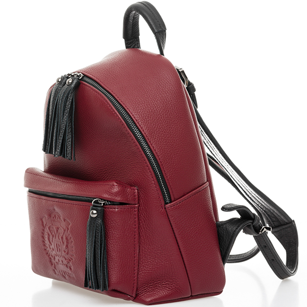 Рюкзак кожаный S Yana Belyaeva Красный