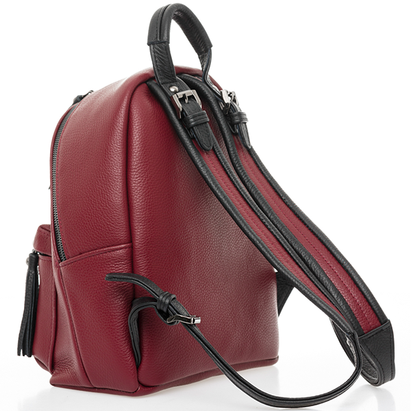 Рюкзак кожаный S Yana Belyaeva Красный