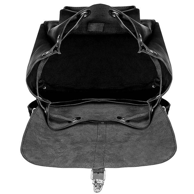 Кожаный женский рюкзак Dekey Classic Черный