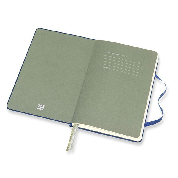 Средний блокнот Moleskine Two-Go Лазурный Линия/Чистые листы