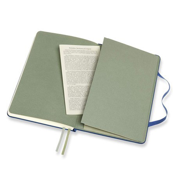 Средний блокнот Moleskine Two-Go Лазурный Линия/Чистые листы