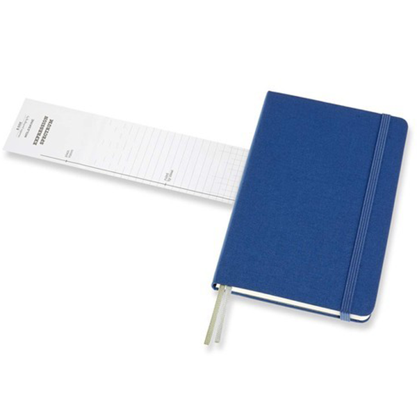 Средний блокнот Moleskine Two-Go Лазурный Линия/Чистые листы