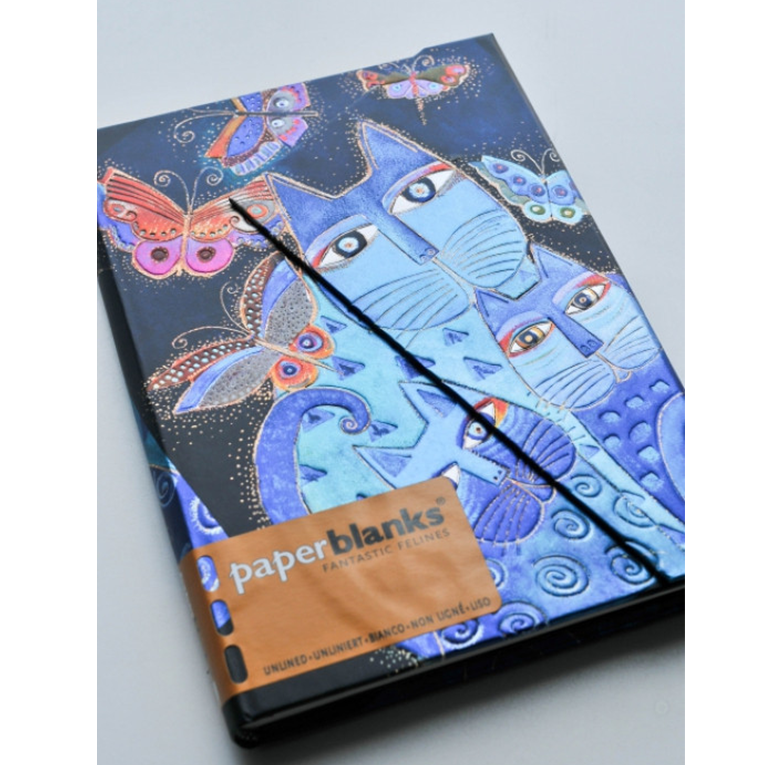 Карманный блокнот Paperblanks Фантастические Коты Синие
