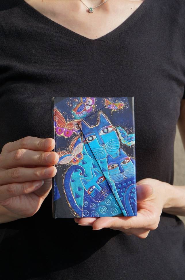 Карманный блокнот Paperblanks Фантастические Коты Синие