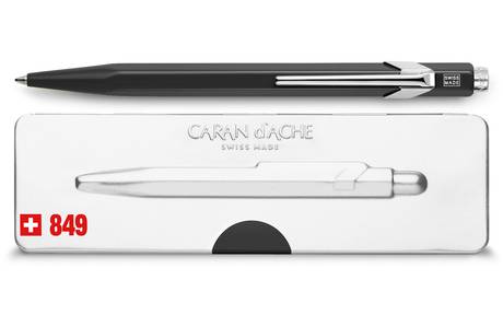 Ручка Caran d'Ache 849 Pop Line Black + подарочный футляр