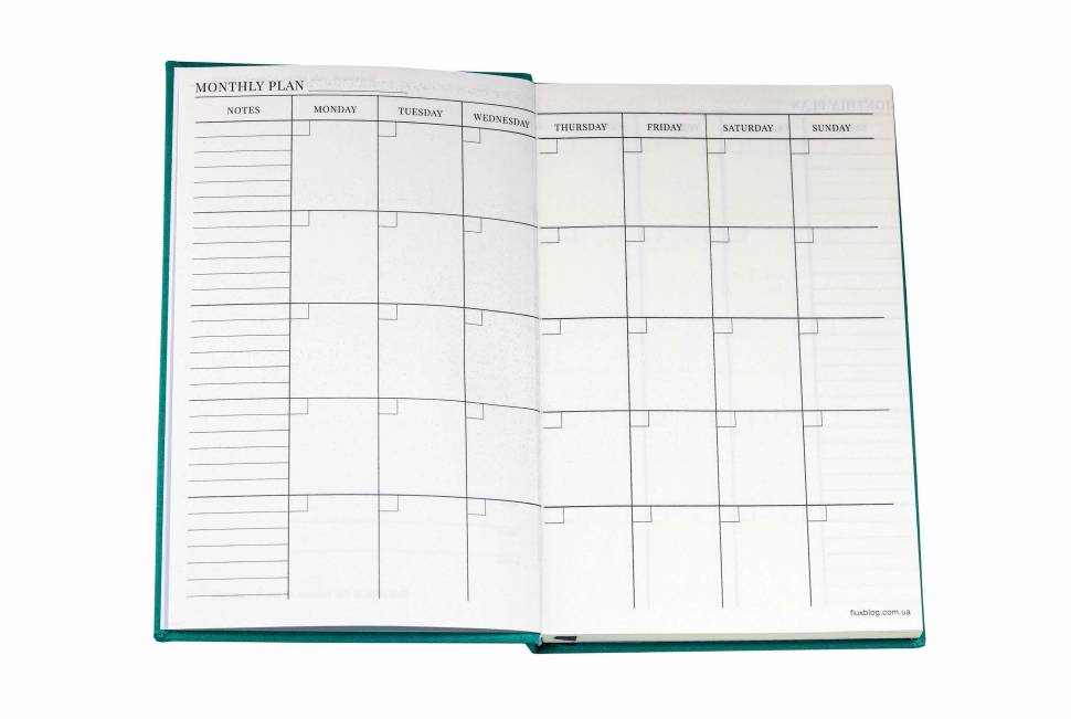 Блокнот My Perfect Day Classic бірюзовий