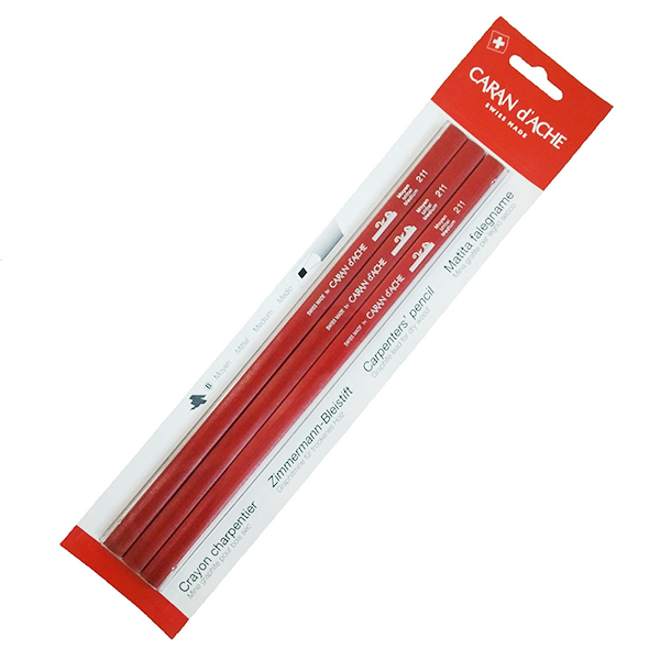 Набор простых карандашей Caran d'Ache Carpenters 3 шт